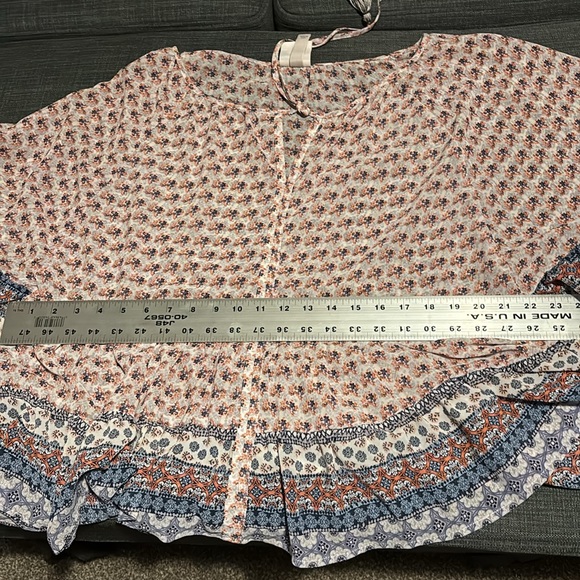 Knox Rose Boho Floral Print Top - Picture 6 of 8